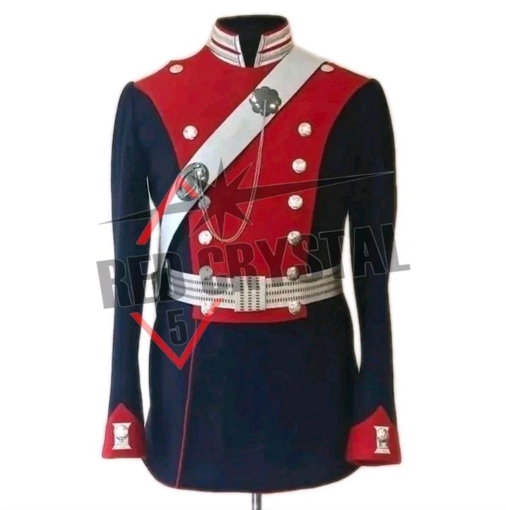 New Royal Military Men’s Blue & Red British Wool jacket, Revolutionary War Coat
