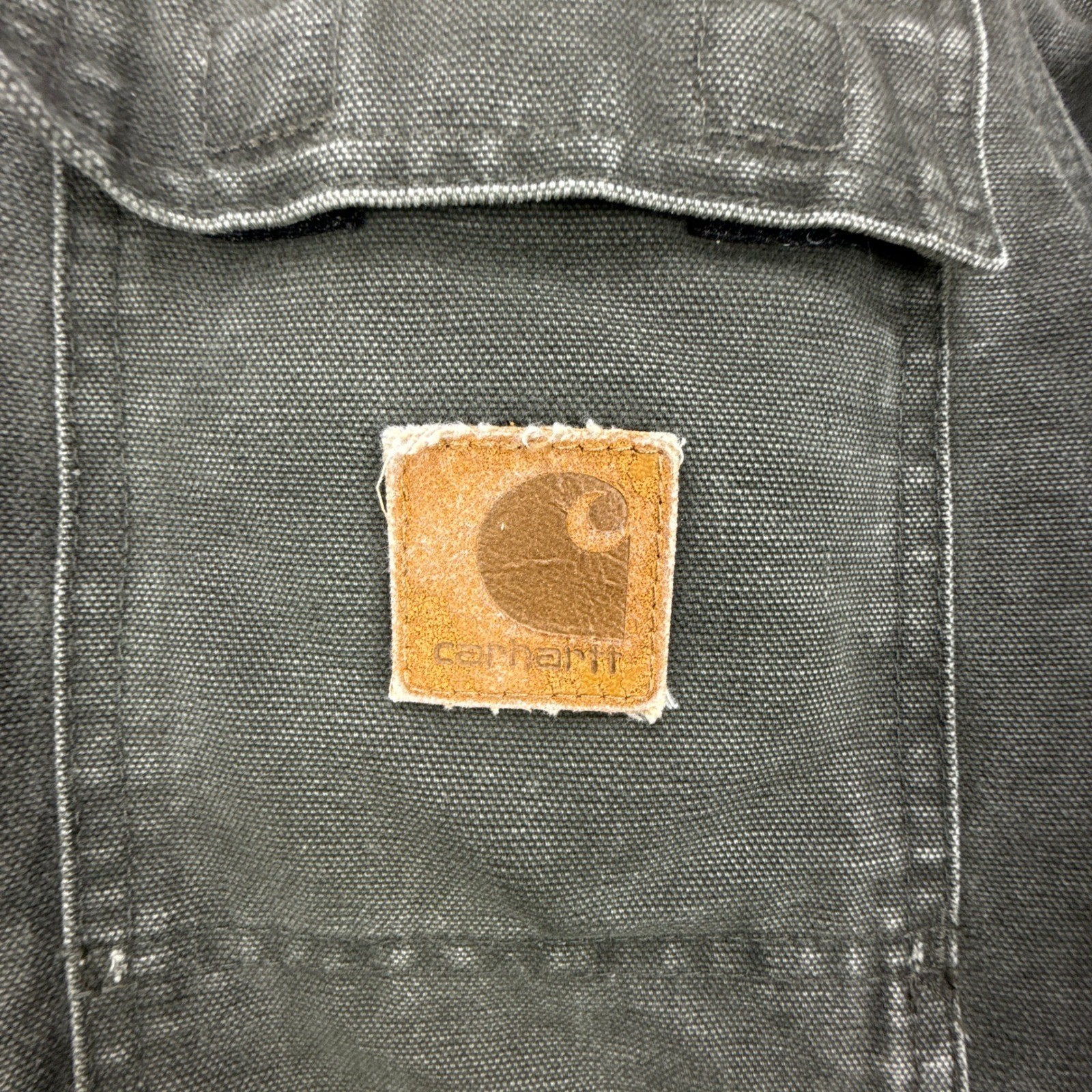 Carhartt Arctic Jacket Nylon Quilt Lined Mens Small C26 MOS Moss Green
