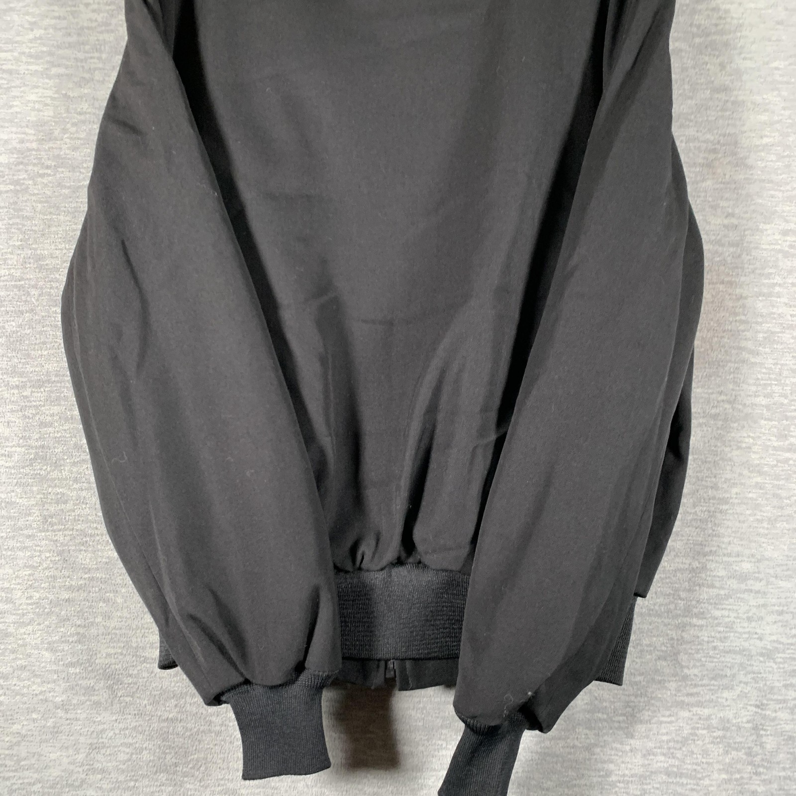 Patriot Jacket Mens 40 Regular Black Windbreaker Bomber Removable Liner