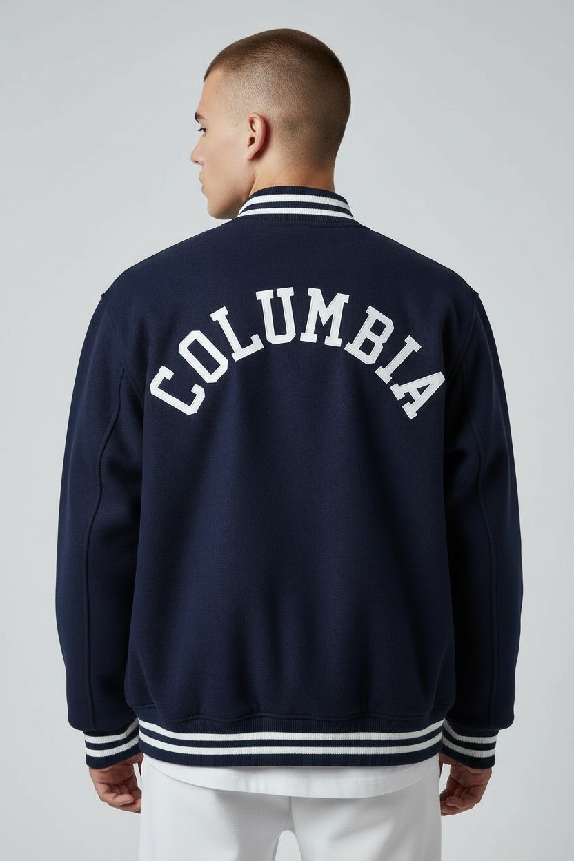 Vintage 70 Wool Varsity Columbia College Jacket Size M Very Comfortable