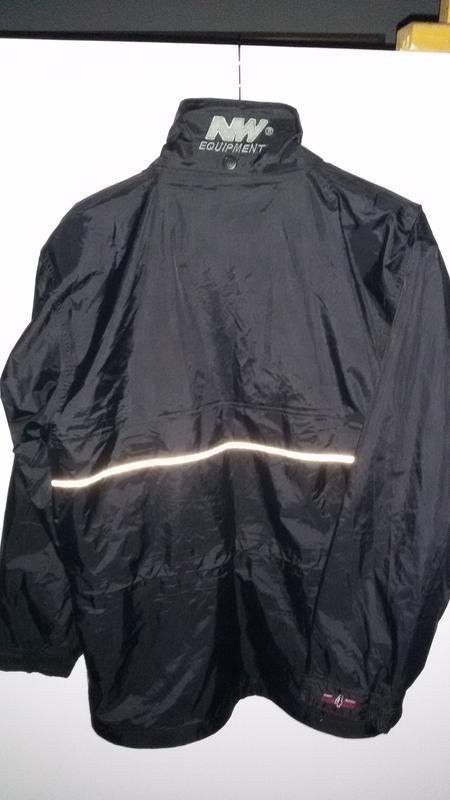 Men Equipment Jacket Black Nylon 44 / XXL / 52