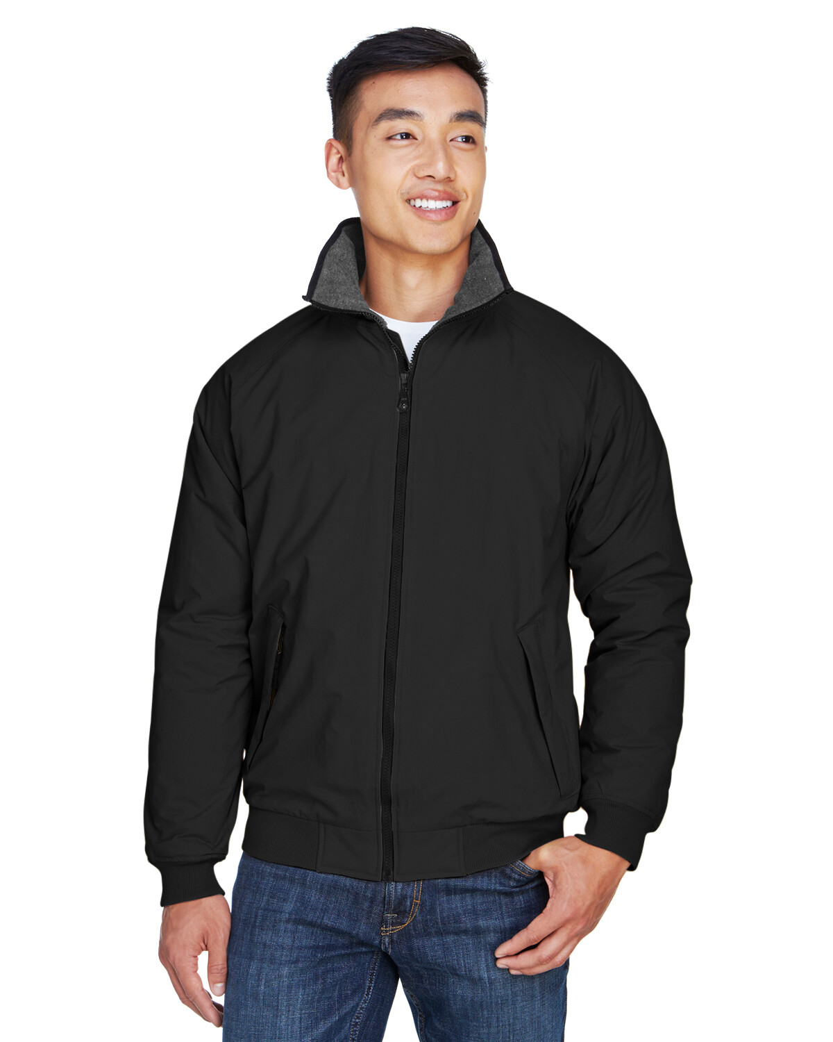 Devon & Jones Mens 100% Nylon Three-Season Wholesale Classic Jacket D700
