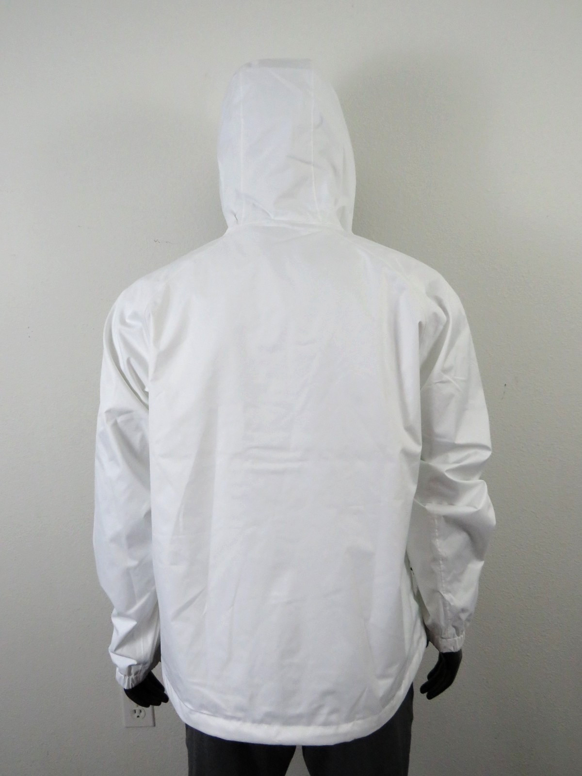 Mens The North Face Novelty Antora Dryvent Waterproof Hoodie Rain Jacket – White