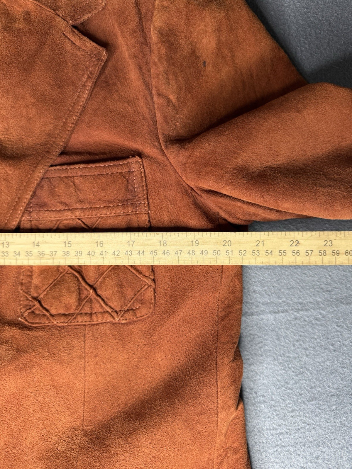 Men’s Vintage Brown Genuine Soft Suede Leather Two Button Blazer Sport Jacket