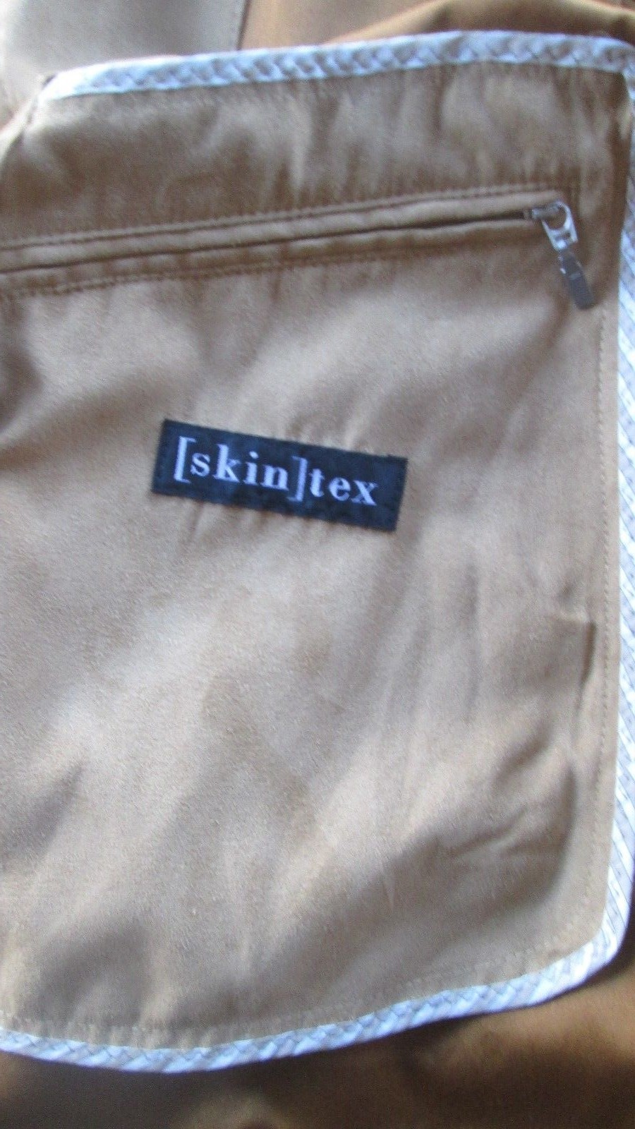 Calderoni Giubbino Cotone [Skin] Tex Men’s Suede Leather Jacket Size 52/52R