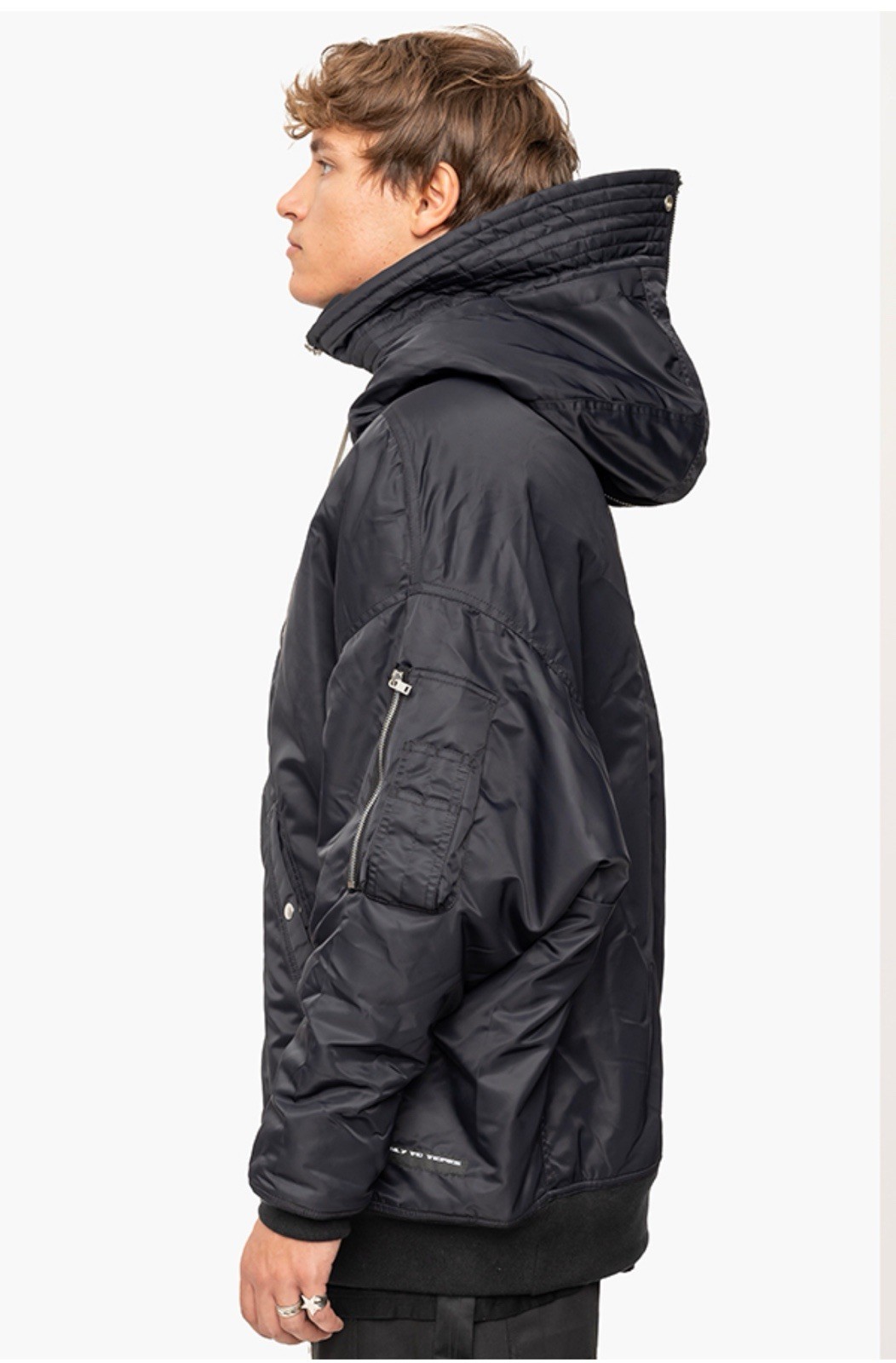 Rick Owens Drkshdw Long Bomber Jacket Men’s Size XL – DU02C5765