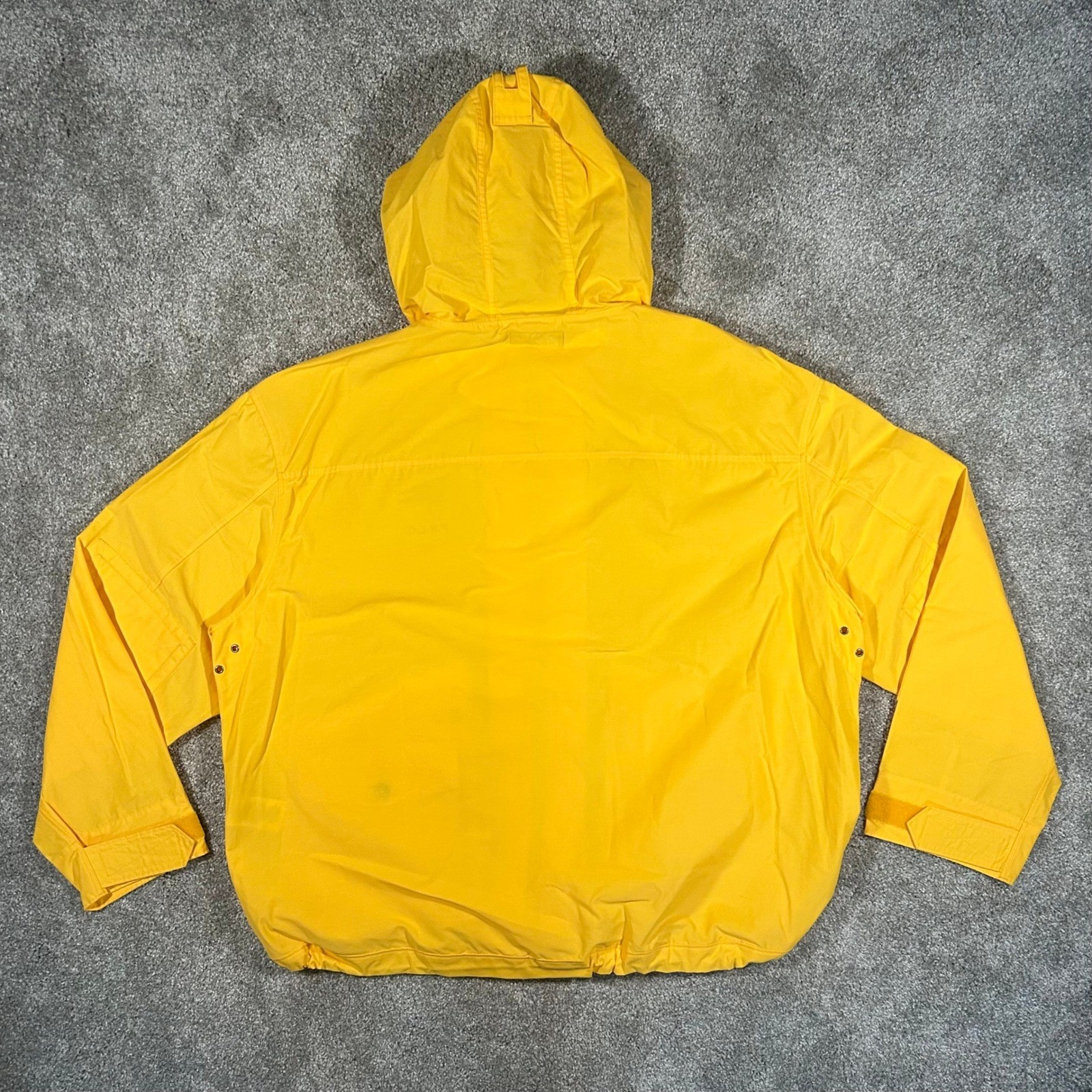 Polo Ralph Lauren Mens PRLC Sailing Jacket Yellow Hooded Windbreaker Large NWT