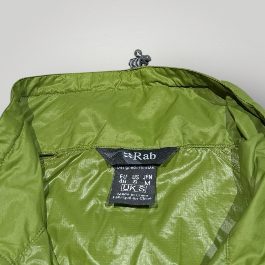 Mens Green Rab Vital Cirrus Pull On 1/2 Zip Lightweight Jacket (Size S) S966