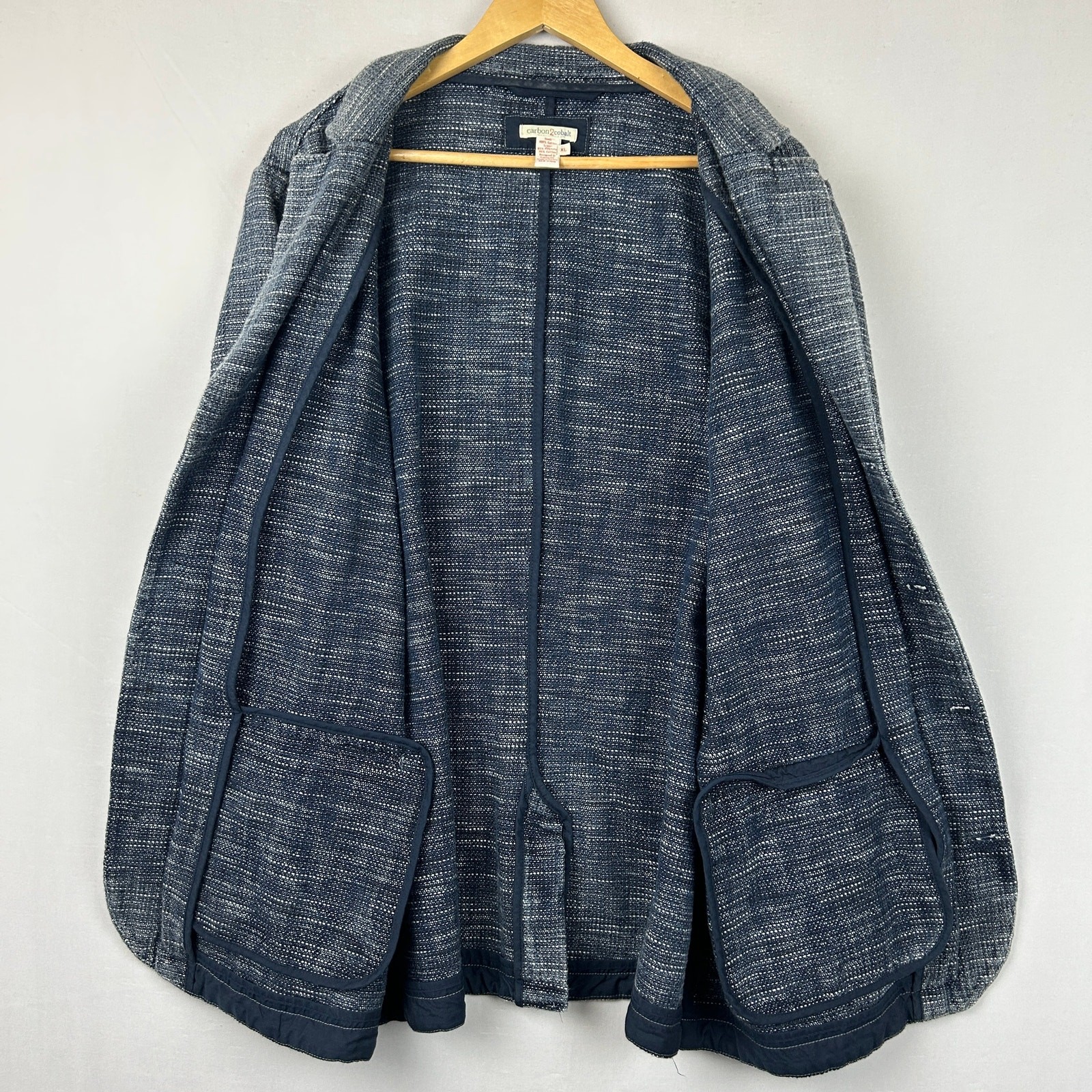 Carbon2Cobalt Metamorphic Blazer Blue Four Button Sports Coat Men’s Size XL