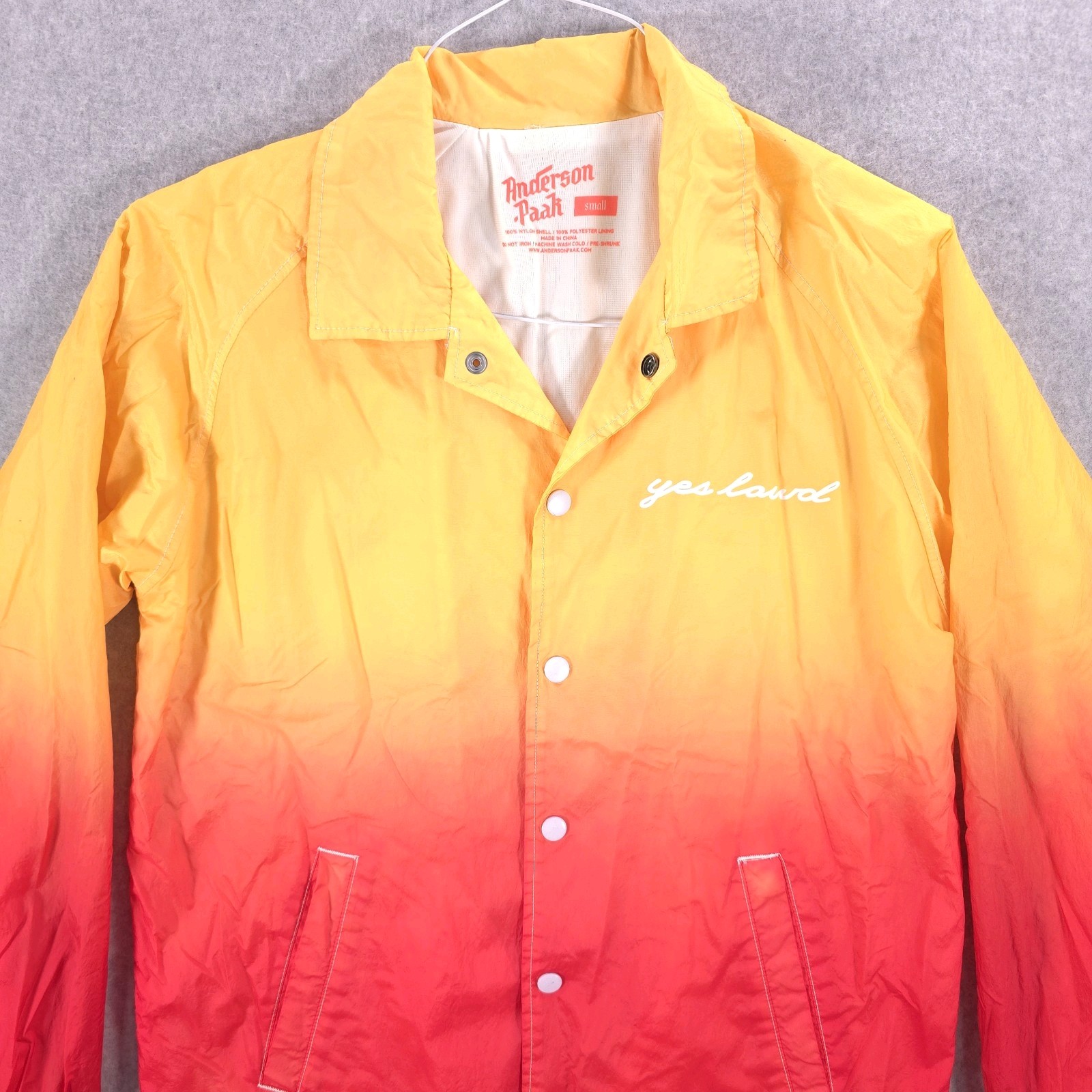 Anderson Paak Ventura Yes Lawd Merch R&B Rap Windbreaker Jacket Mens Small