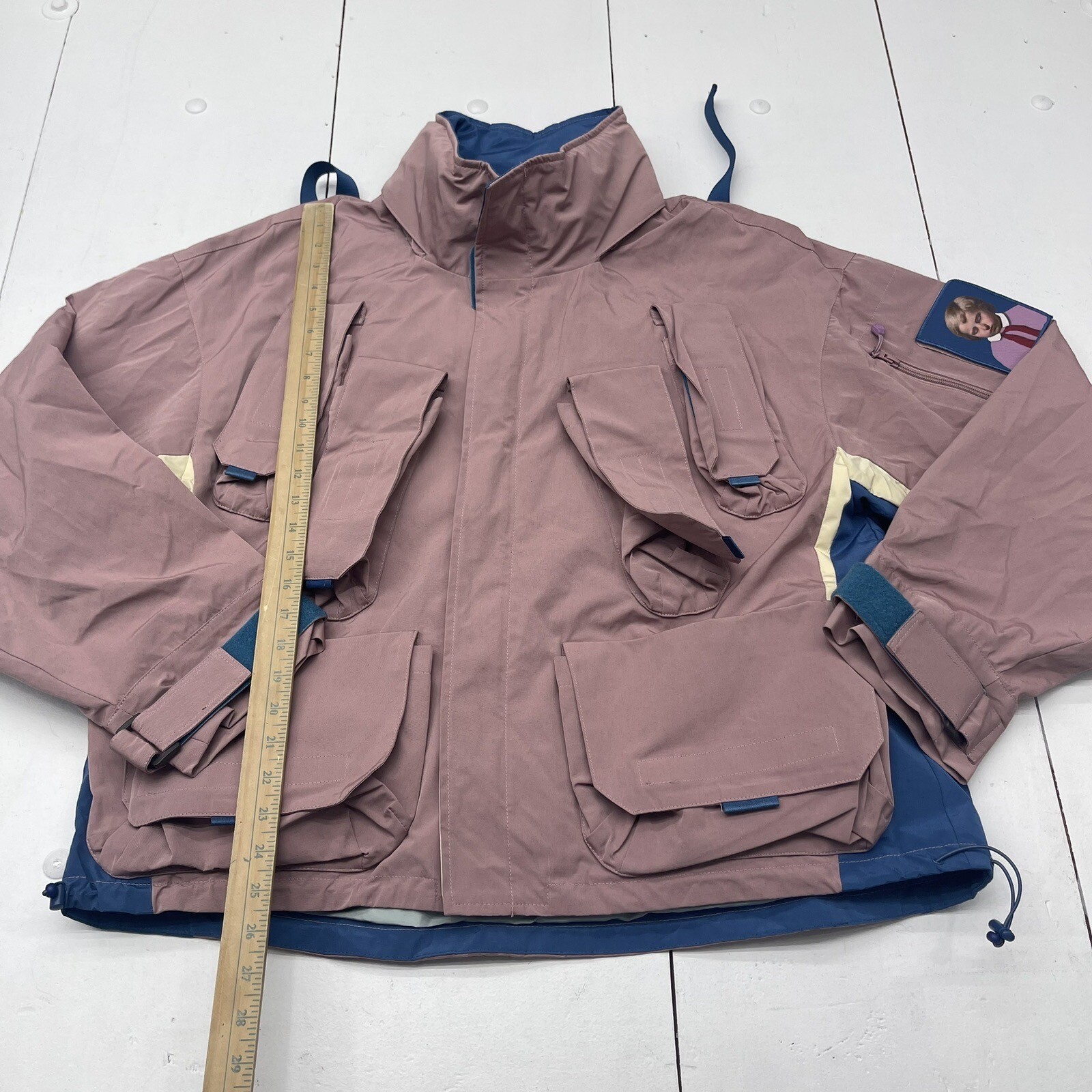 Umamiism Automne Hiver Hypewear Pink Parachute Bondage Jacket Mens Size M *