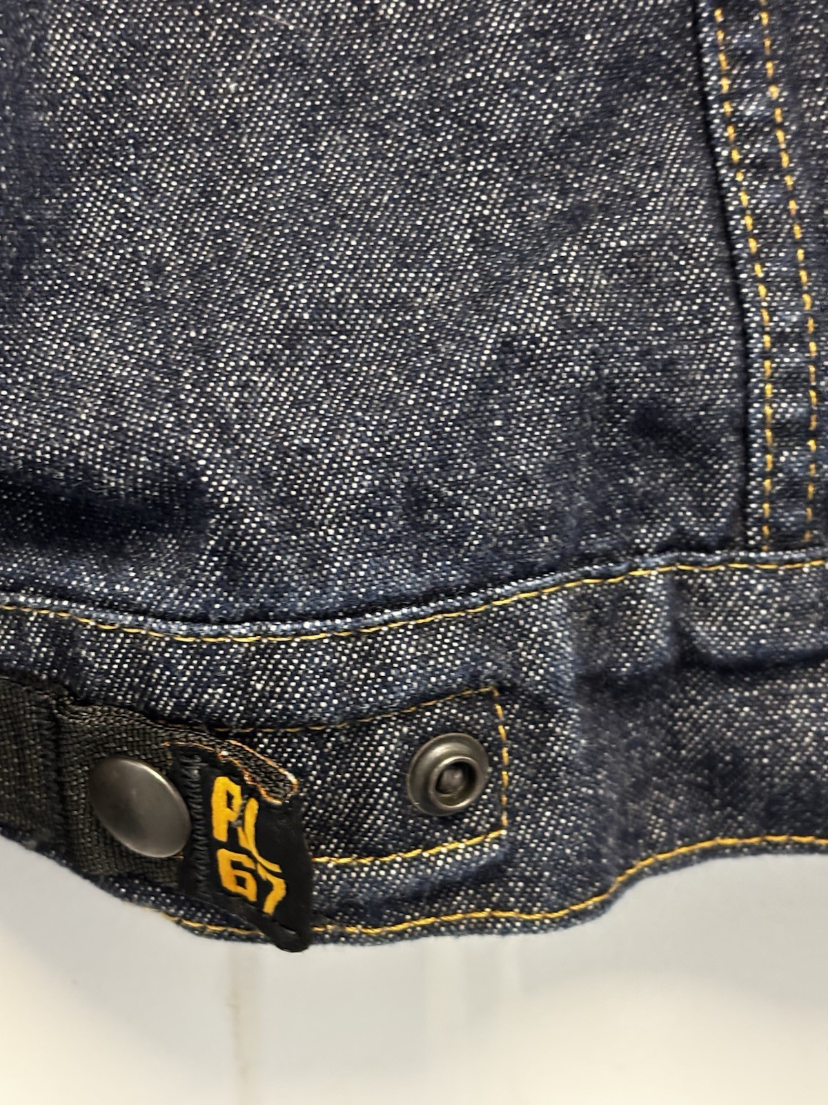 Polo Ralph Lauren Men’s Jacket Sz Med Dk Blue Denim Trucker