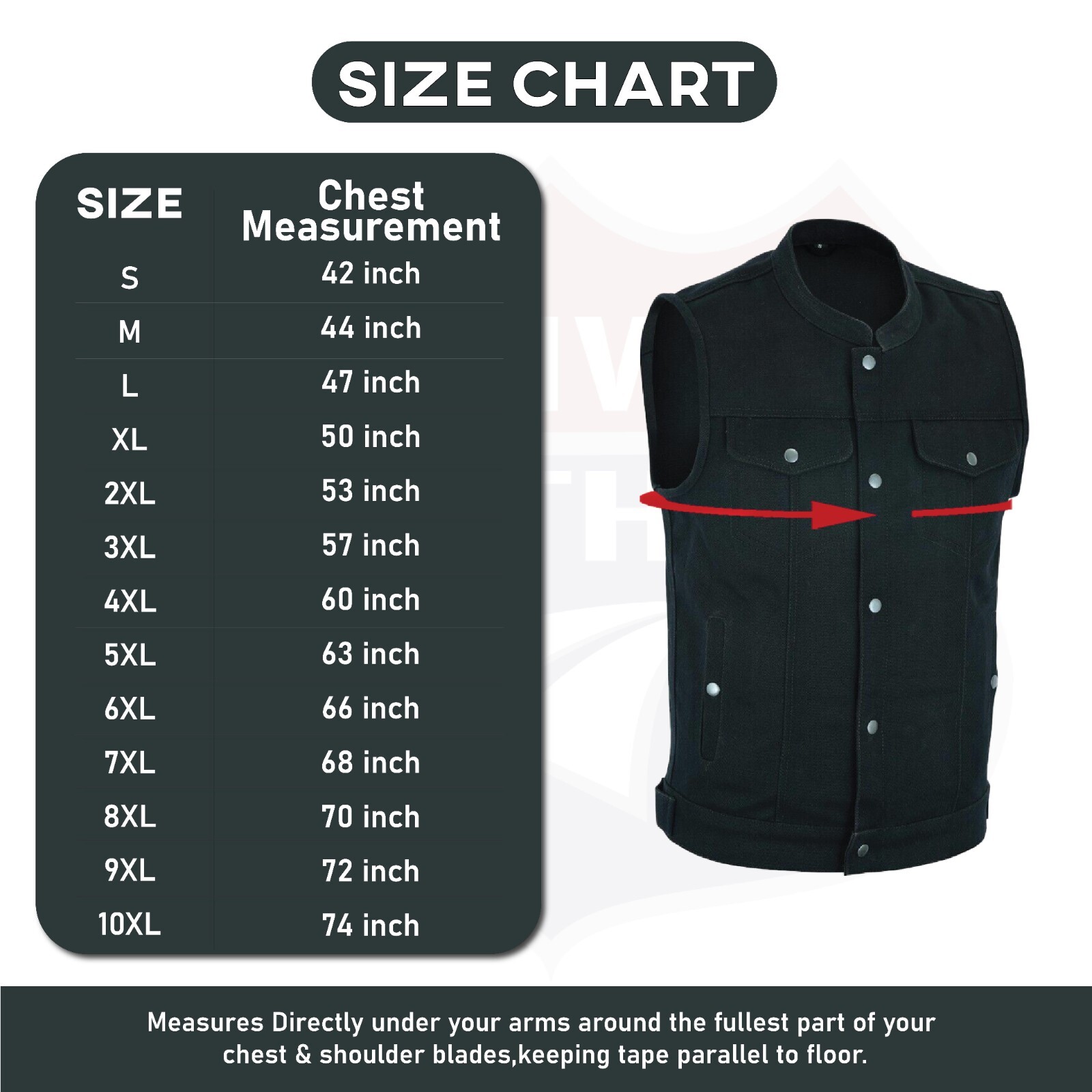 Men SOA Denim Black Vest Club Cut Outlaw Anarchist mc BikerVest SKU HL21688