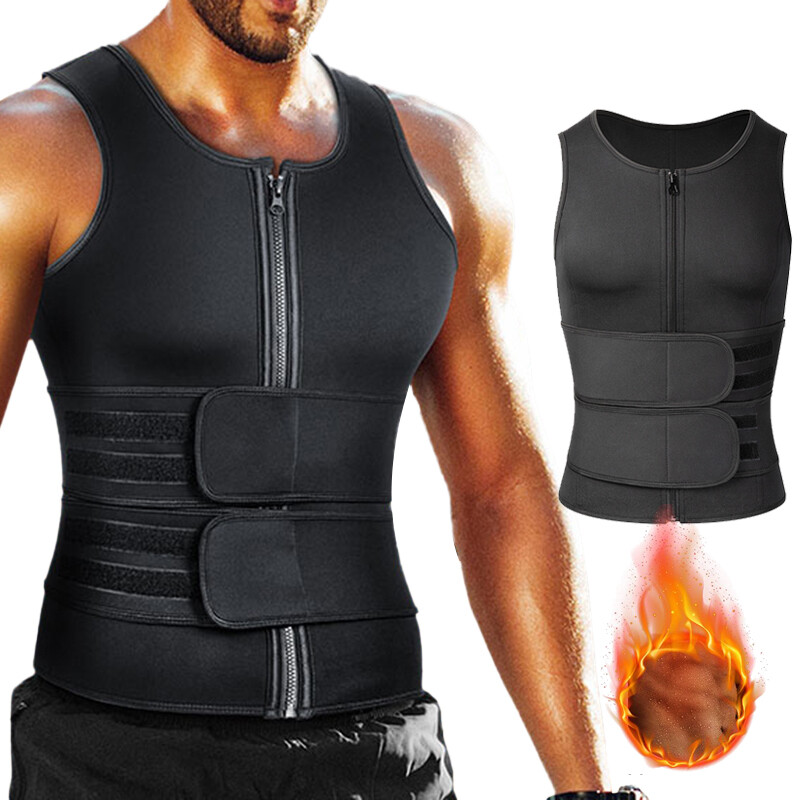 Gynecomastia Compress Tank Top Men Slimming Body Shaper Vest Athletic Sweat Vest