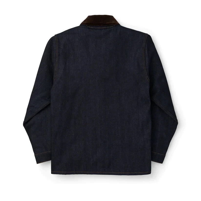 Filson Lined Denim Cruiser Jacket NWT Raw Indigo USA Made Wool Lined Workwear XS