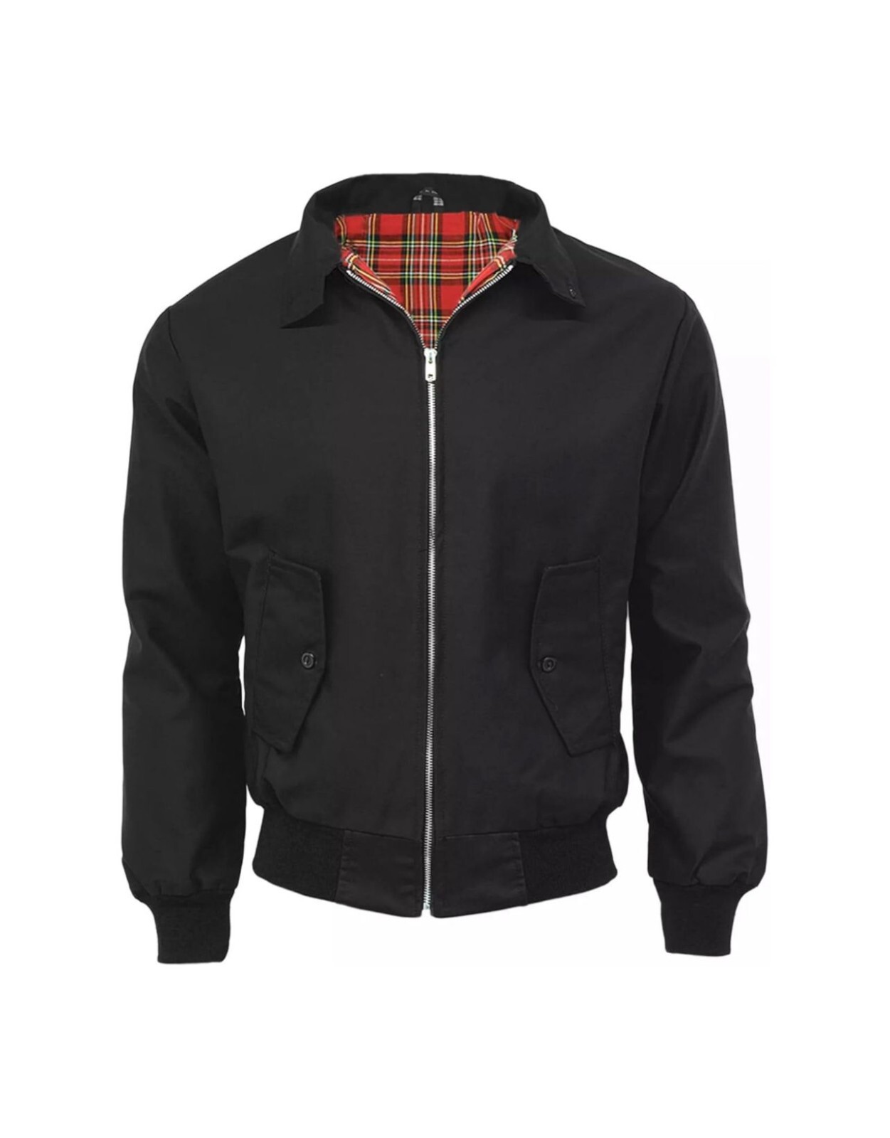 Mens Harrington Jacket Classic Retro Scooter 1970’s Vintage Bomber MOD Coat Top