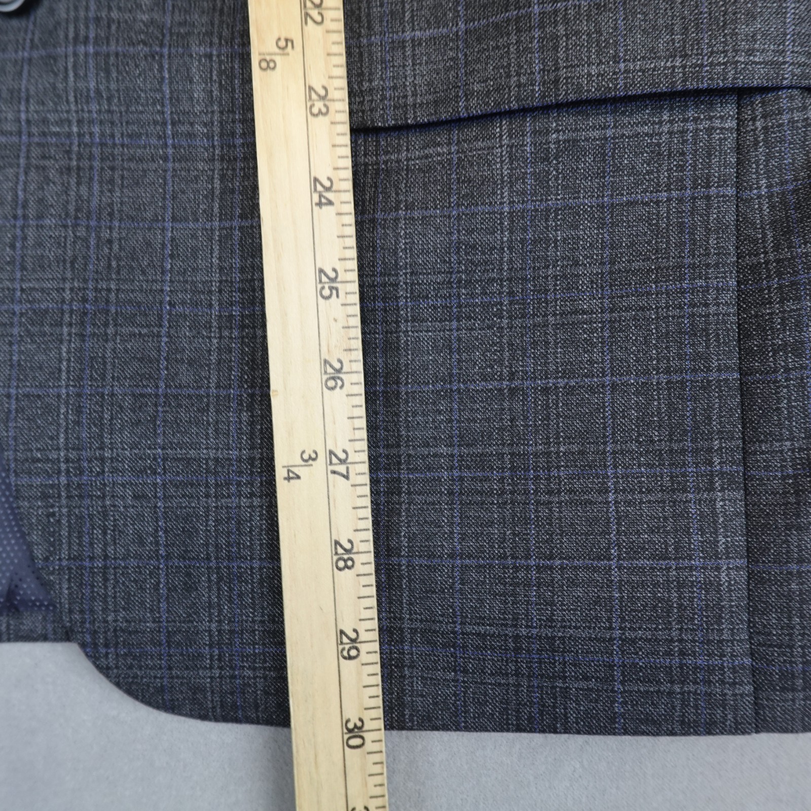 NWT MICHAEL KORS Blazer Mens Plaid Two-button Sport Jacket 36S Gray