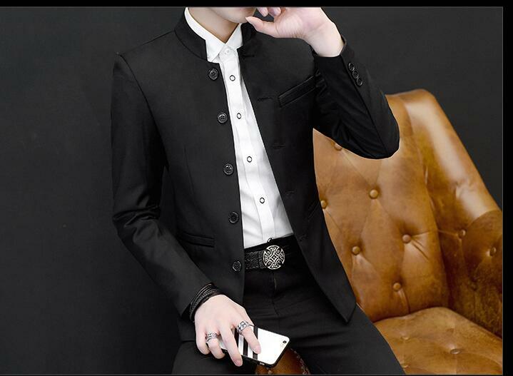 New Spring/ Fall men’s stand collar coats Chinese style Tang suit casual jacket