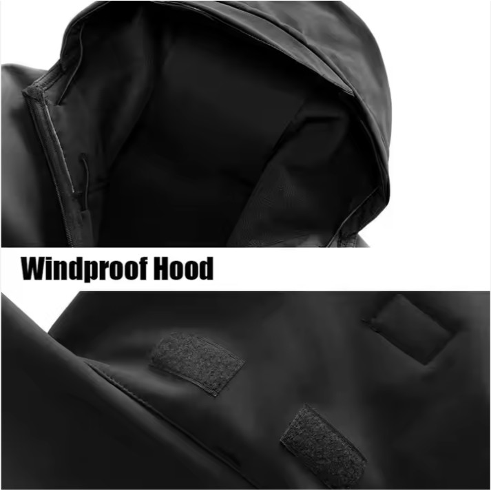 Men’s Casual Padded Jacket Winter Warm Hooded Soft Comfort Coat Thick Jacket Top