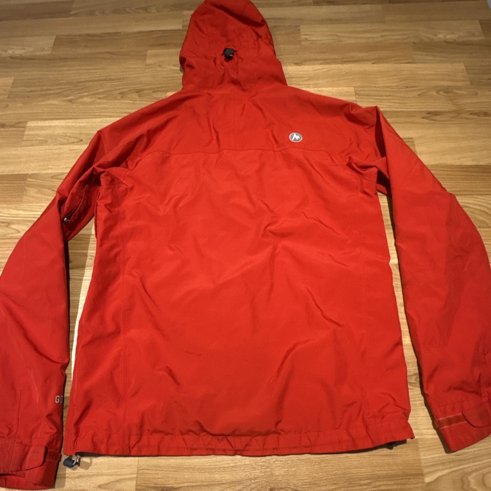 MARMOT Minimalist Gore-Tex Mens S/P Rain Parka/Jacket Red