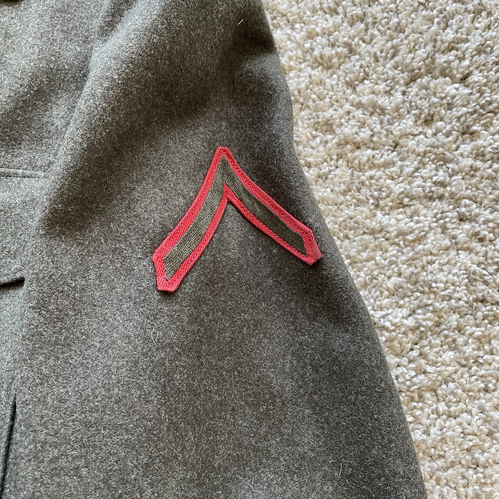 Vintage United States Marine Corps USMC Wool Service Uniform Coat WWII