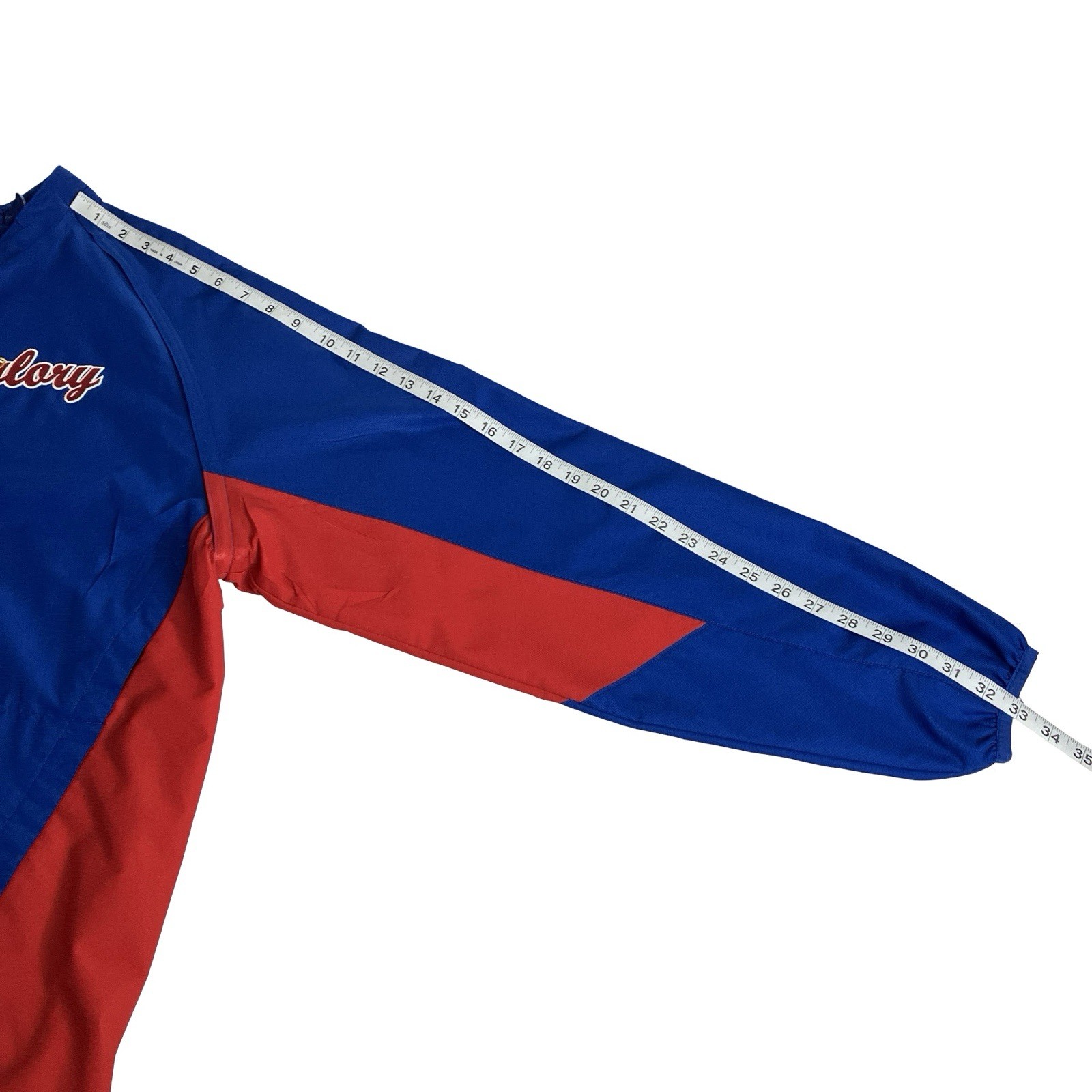 Majestic Cool Base Convertible Jacket Top Mens Large Glory Windbreaker Pullover