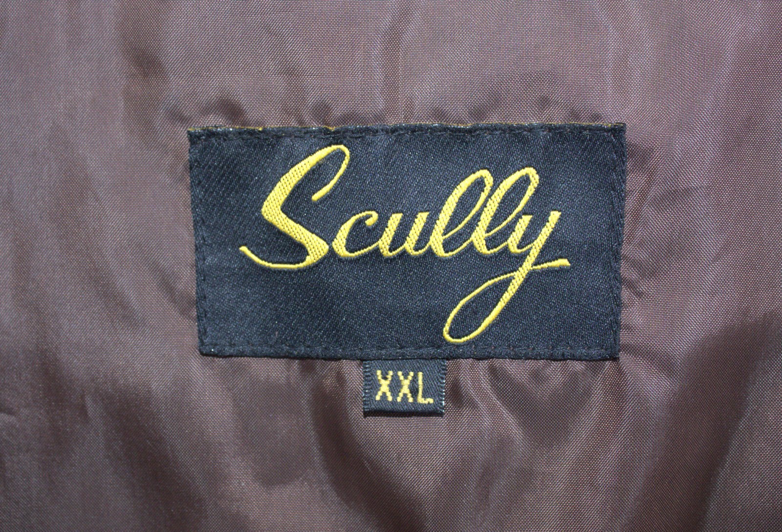 Scully Mens Leather Vest Mens Size 2XL Brown Western Wear Snap Button Pockets