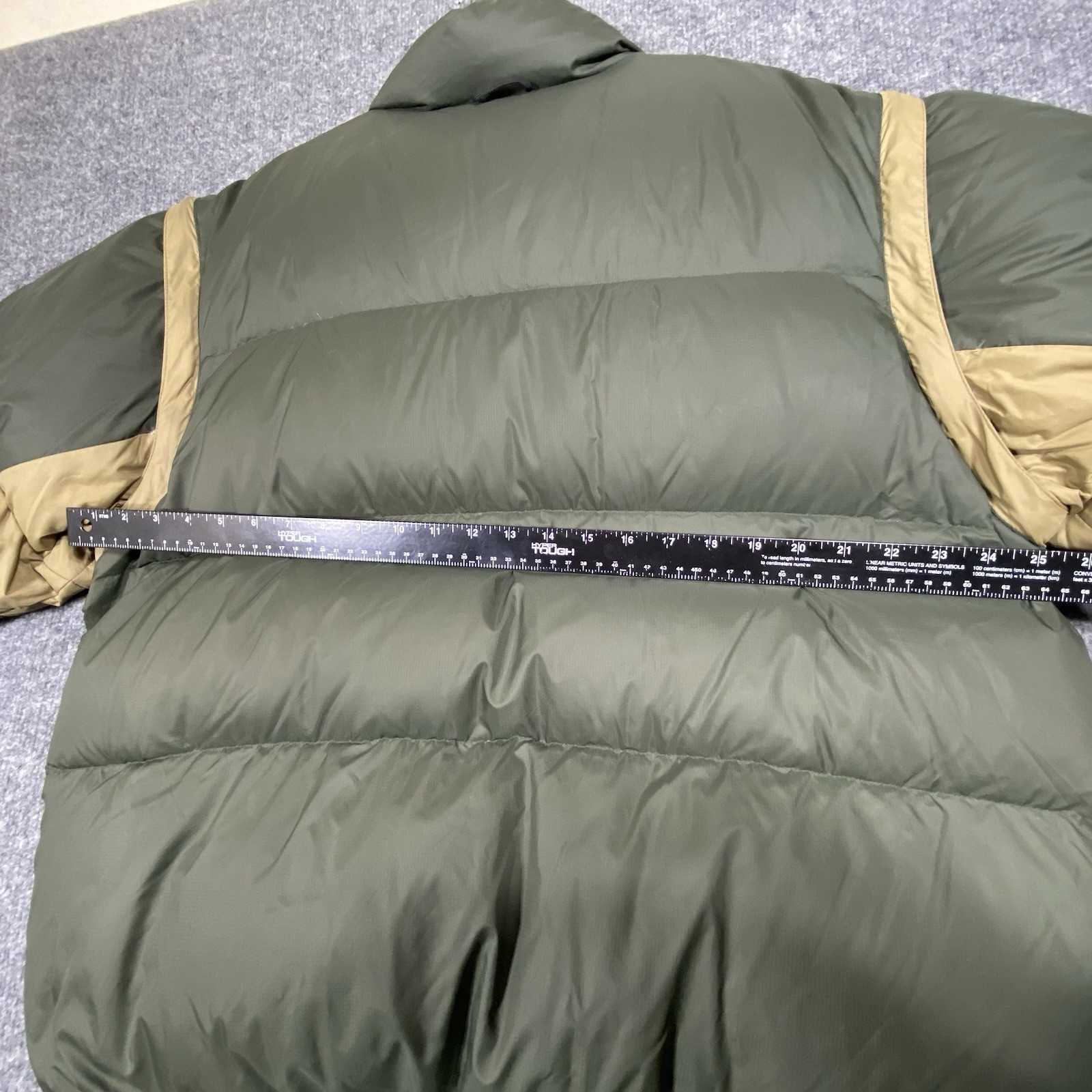 Rocky Down Puffer Jacket Convertible Vest Men’s 2XL Olive Green Tan Winter Hunt