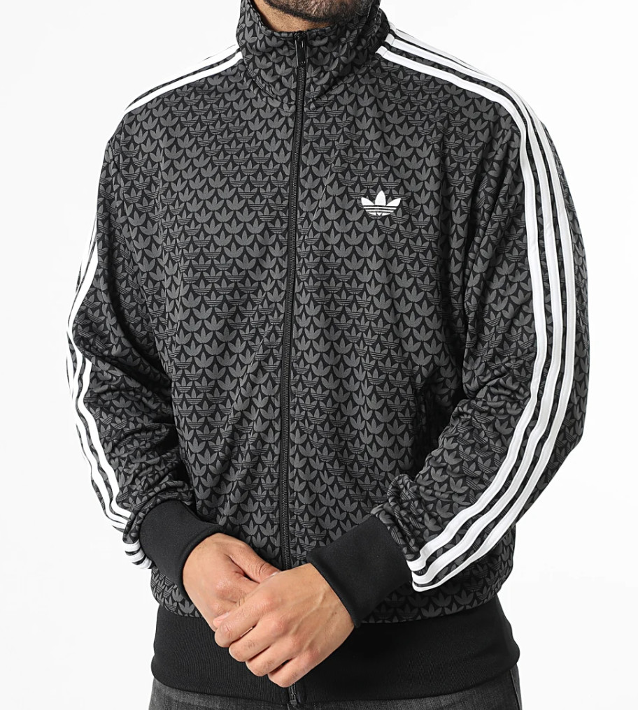 NEW MEN’S ADIDAS ORIGINALS FIREBIRD MONOGRAM TRACK JACKET ~SIZE XL #KC915