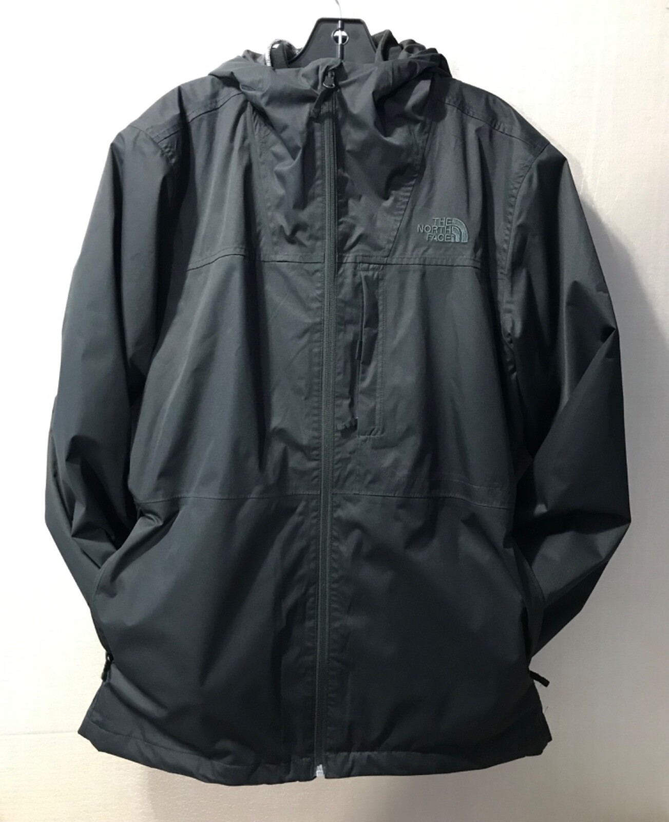 The North Face Jacket Mens Large Black Hooded 2 in 1 Removable 2 Piece Winter