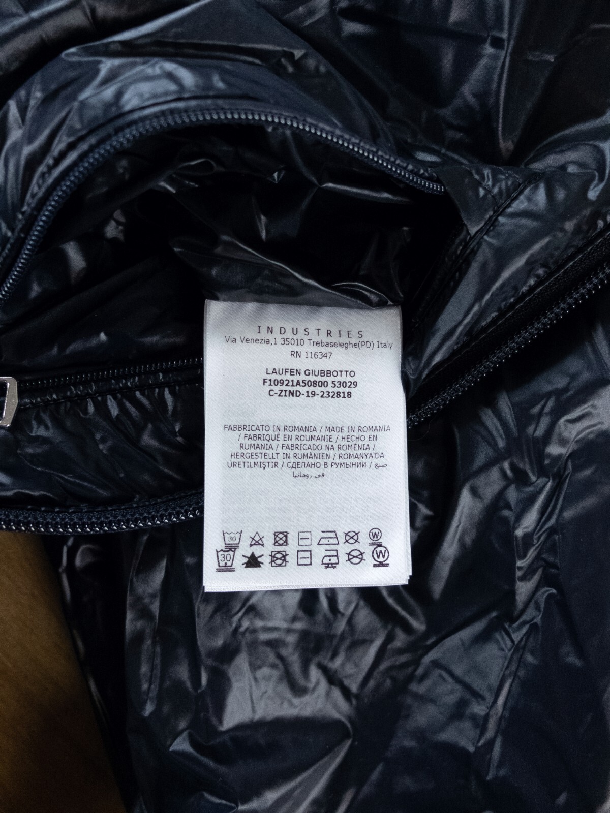 MONCLER Genius 1952 Laufen navy blue lightweight hooded down puffer jacket 5 2XL