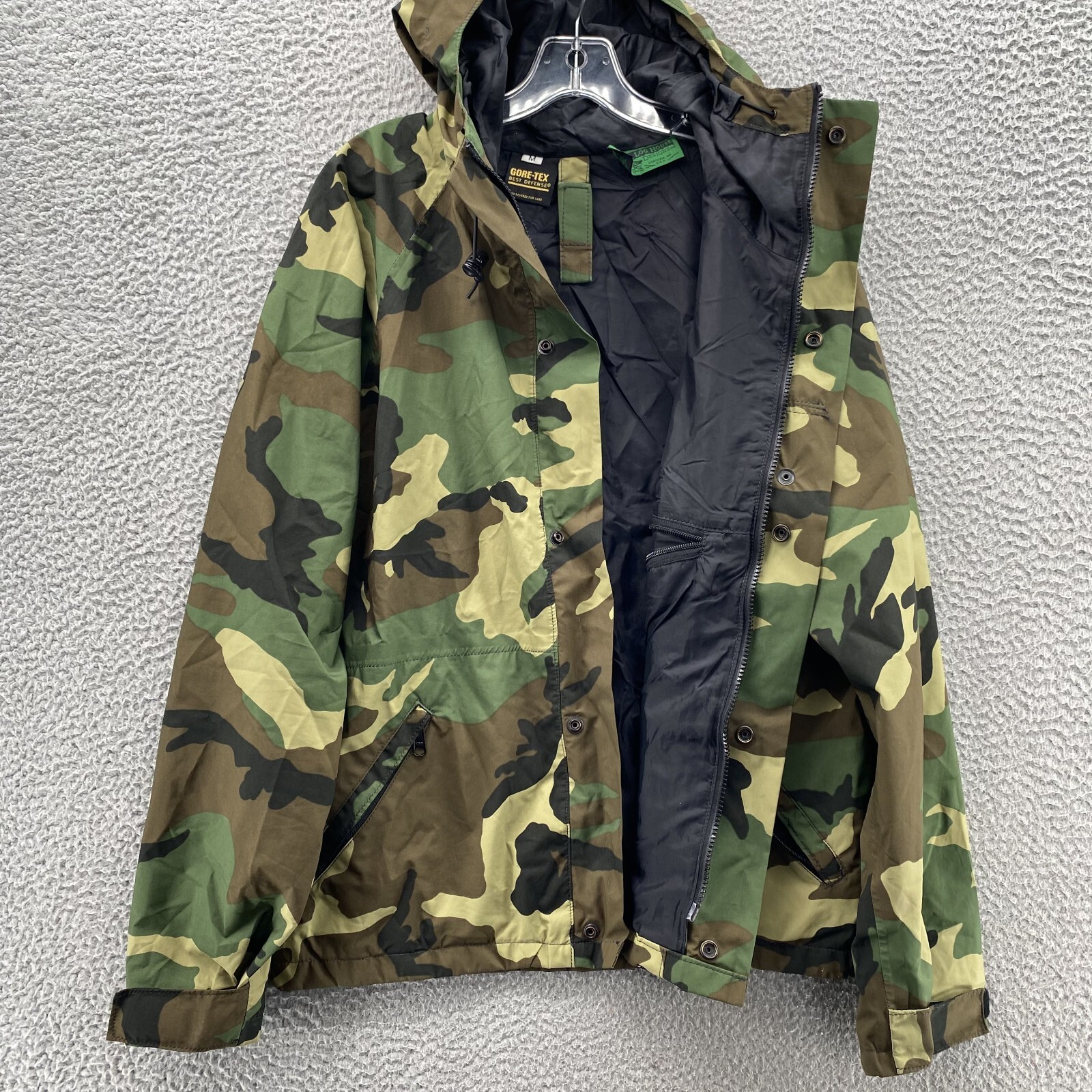 Military Air Force Jacket Mens Small Weather Field Camo Hunting Military Camping