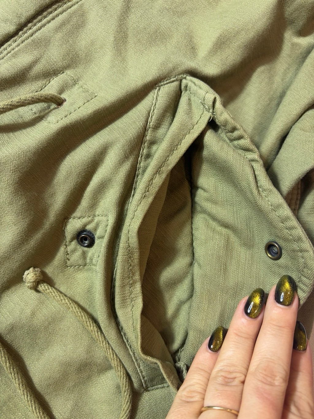 Denim & Supply Ralph Lauren M51 Shoot Nothing Graphic Fishtail Parka L