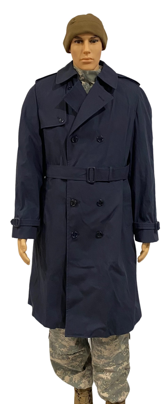 US Air Force Men’s All Weather Trench Coat Blue «NEW DRMO»