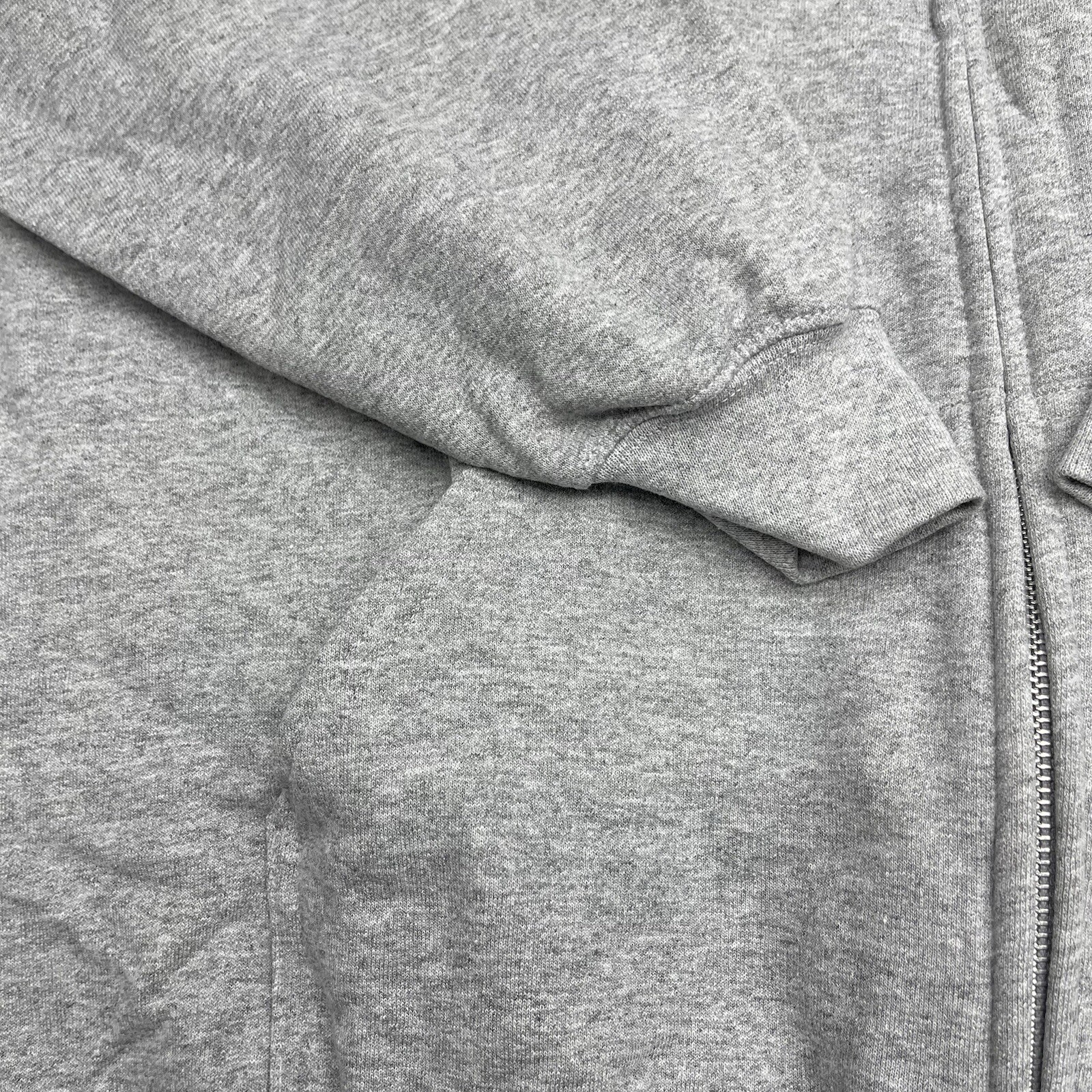 Gildan Heavy Blend Gray Full Zip Up Hooded Jacket Unisex Adults Size XL