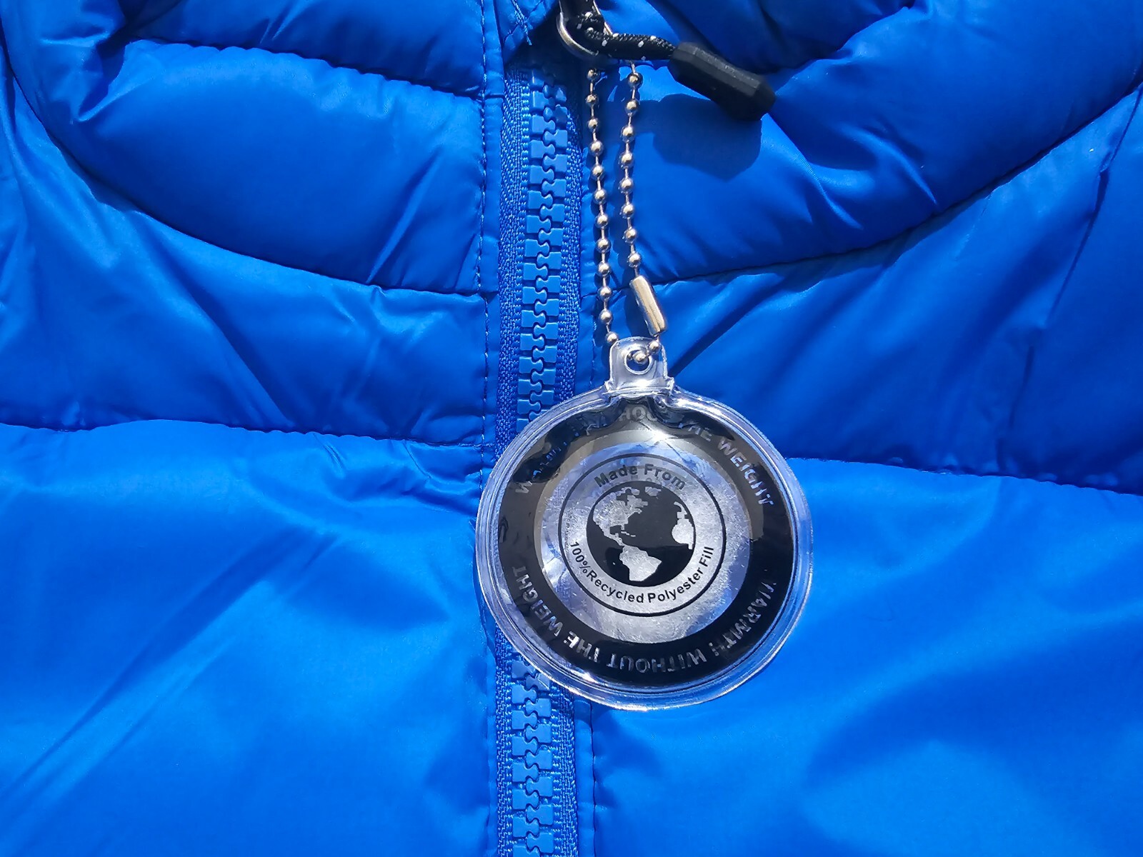Swiss Tech Mens Puffer Vest Blue Performance Gear Size L, XL, 2XL, 3XL Zip Front
