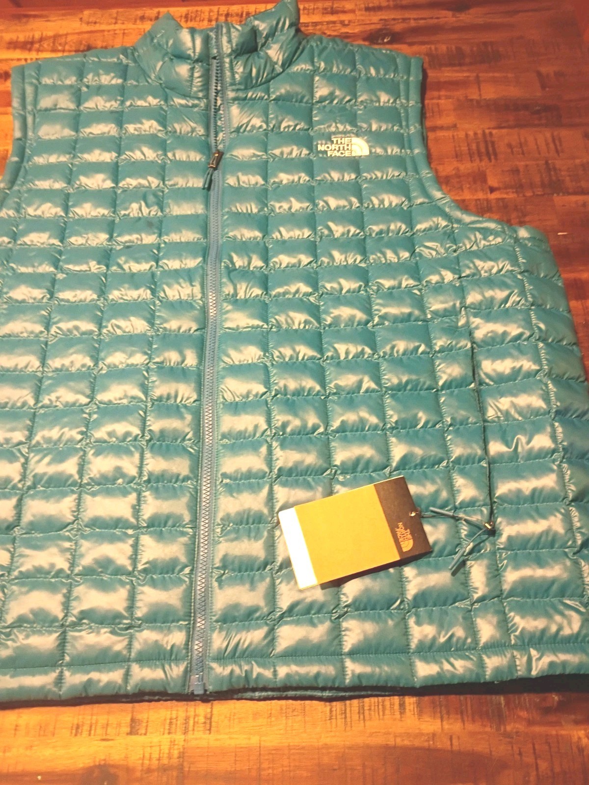 Mens The North Face Thermoball Trekker Vest Dusk Blue Sz XXL