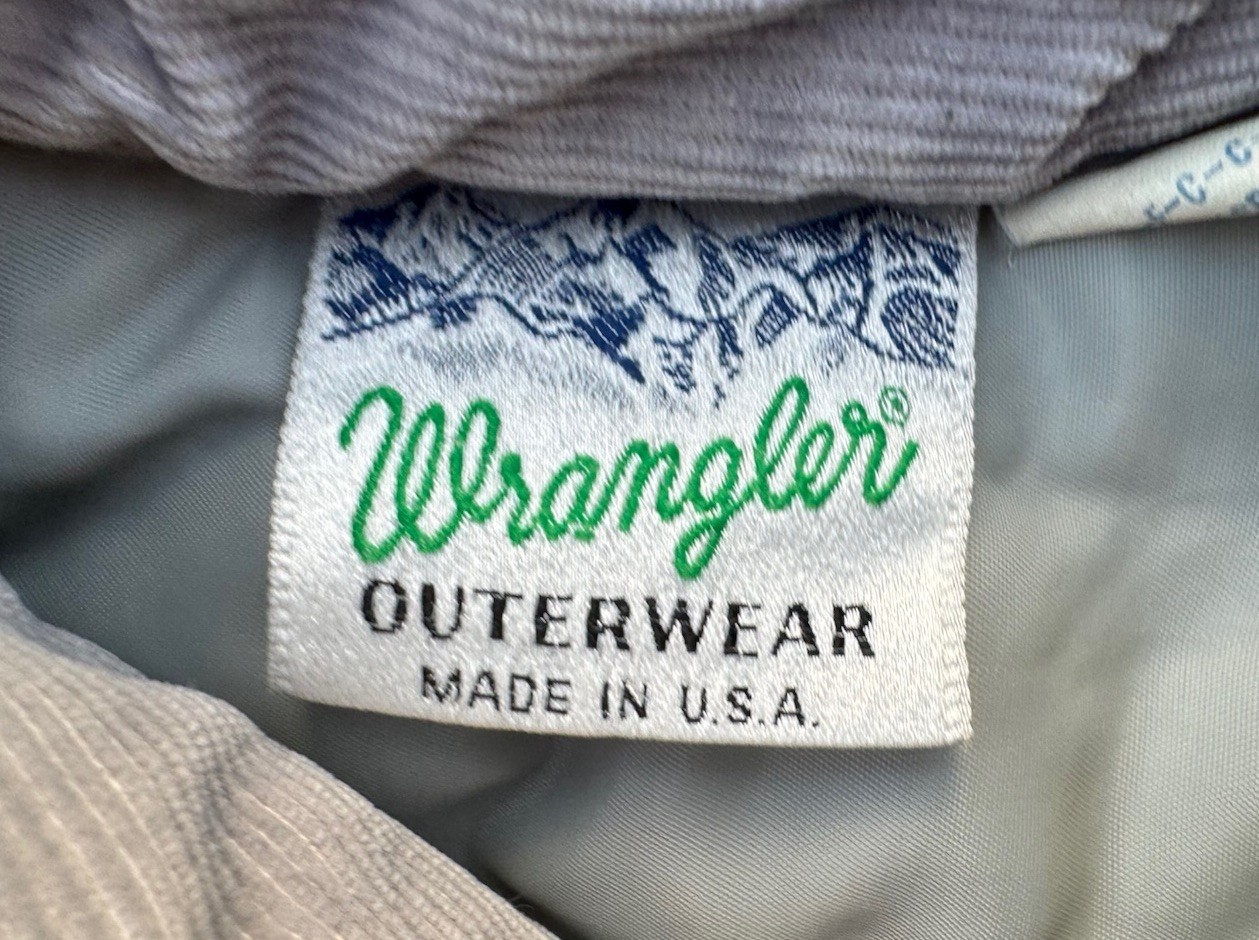 Vintage Wrangler Jacket Vest Size Large In excellent condition