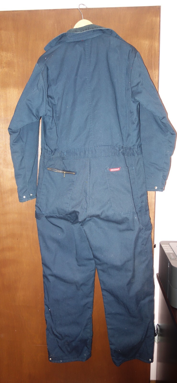 Dickies Men’s 1 Piece Navy Blue Snow Suit Coveralls Ski Suit Size 38/40