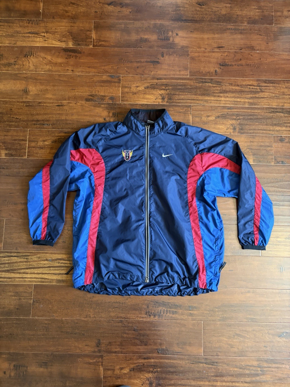 Vintage Nike USA Track & Field Olympics windbreaker size 3XL