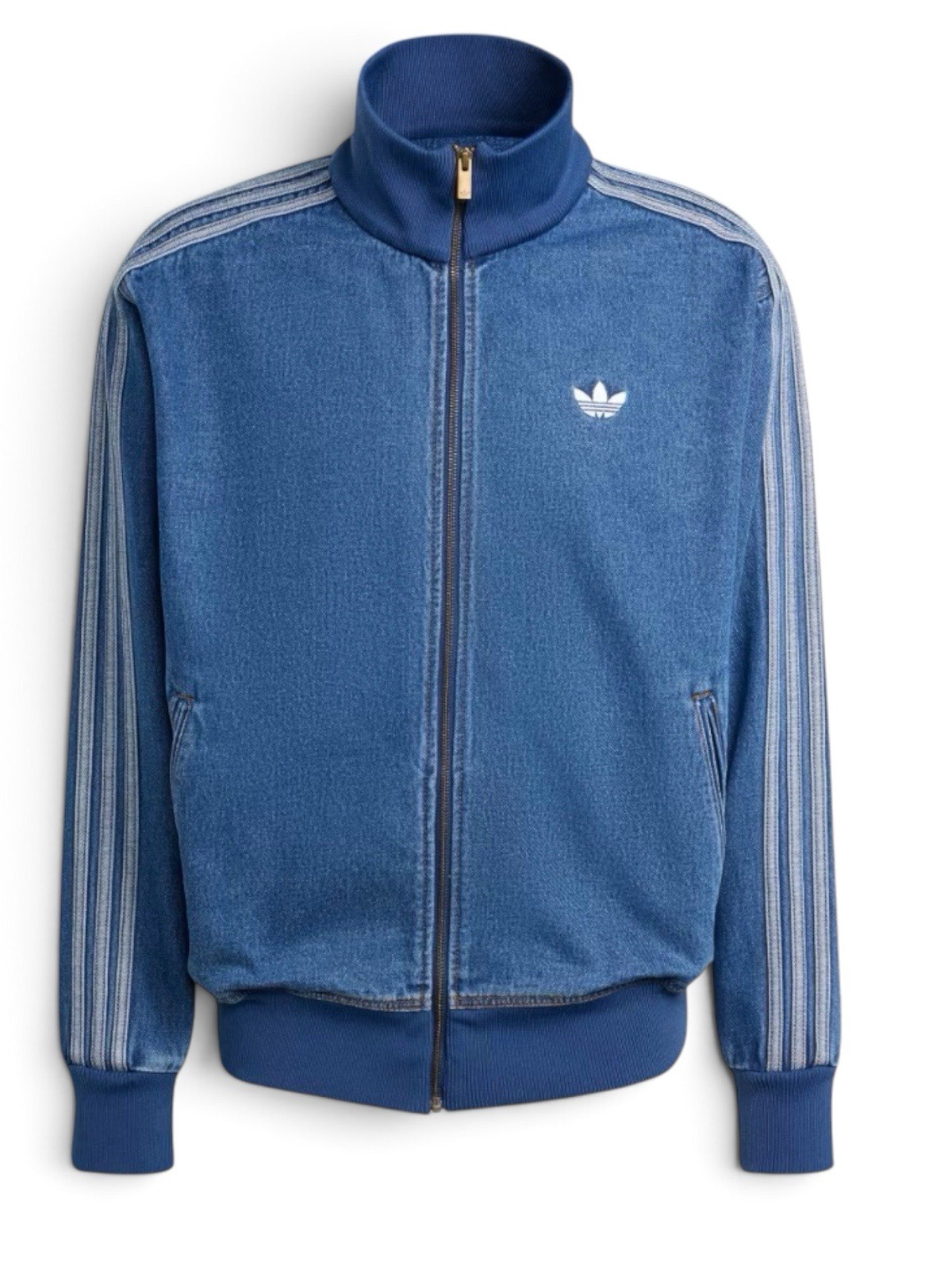 Men’s Adidas Originals Adicolor Denim Firebird Track Top Jacket KD1517 New