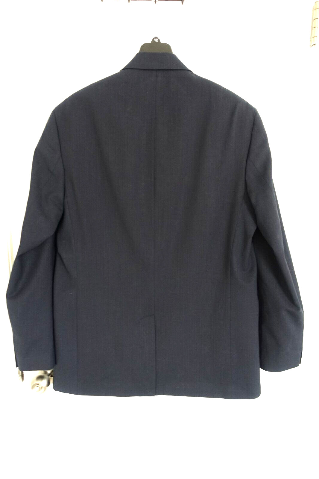 NWT ZARA MAN Black Suit Jacket 3 Button Front Size 38-40