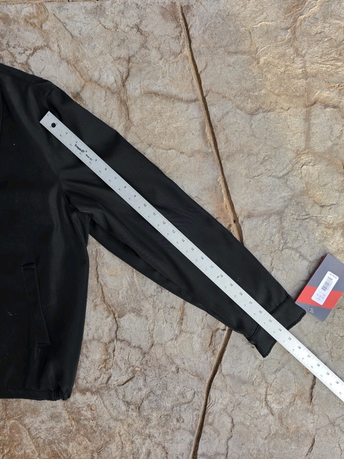 Roundtree & Yorke Trademark Black Full Zip Jacket Men’s L Regular Fit NWT
