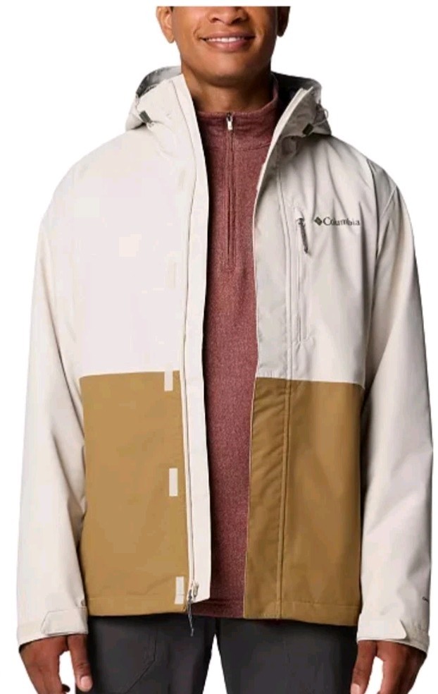 MENS Columbia Hikebound Premium Rain-trail Jacket Omni-Tech Waterproof Sz XL