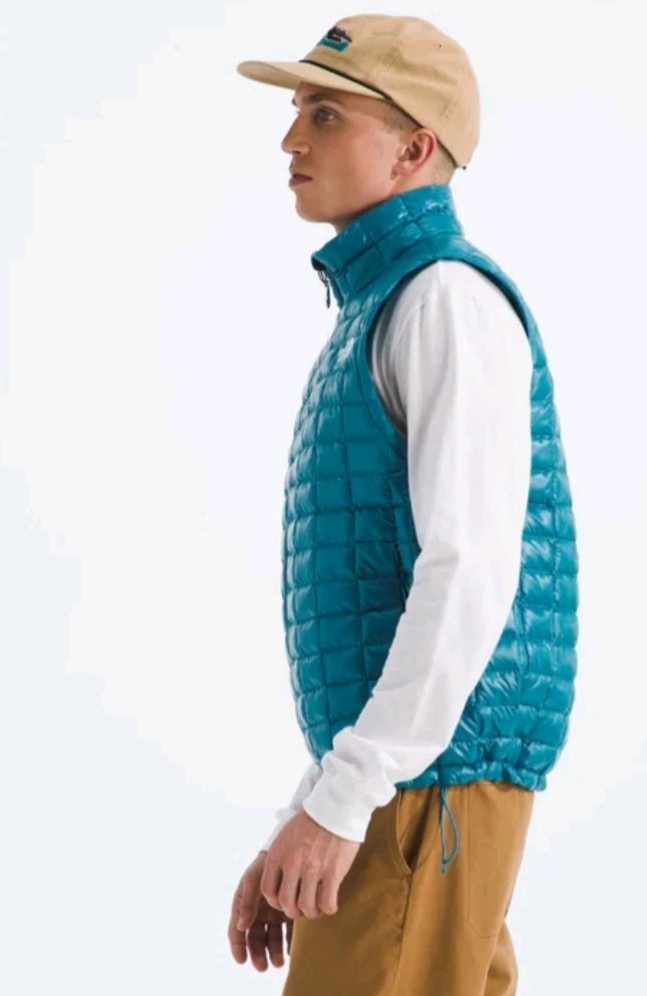 Mens The North Face Thermoball Trekker Vest Dusk Blue Sz XXL