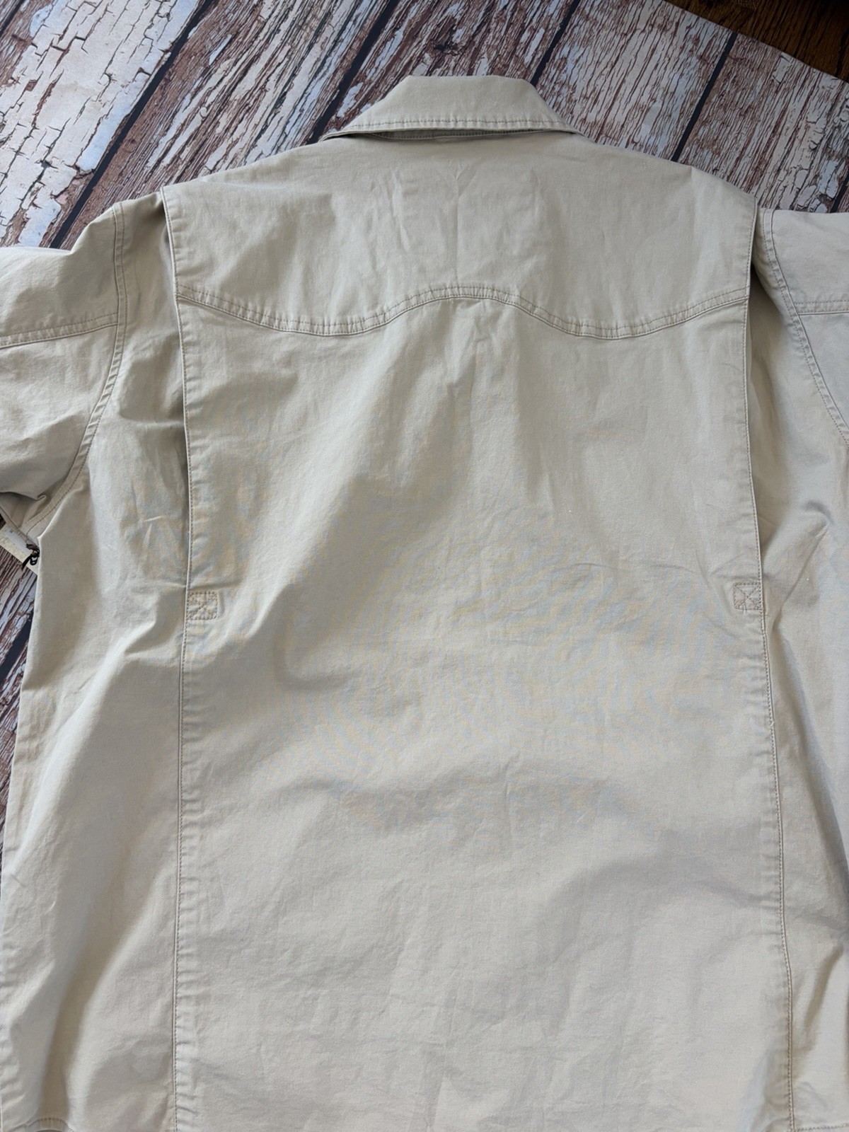 KING RANCH Texas Button-Up Jacket~Khaki~Heavy~Cotton Spandex Men’s XXL~NEW