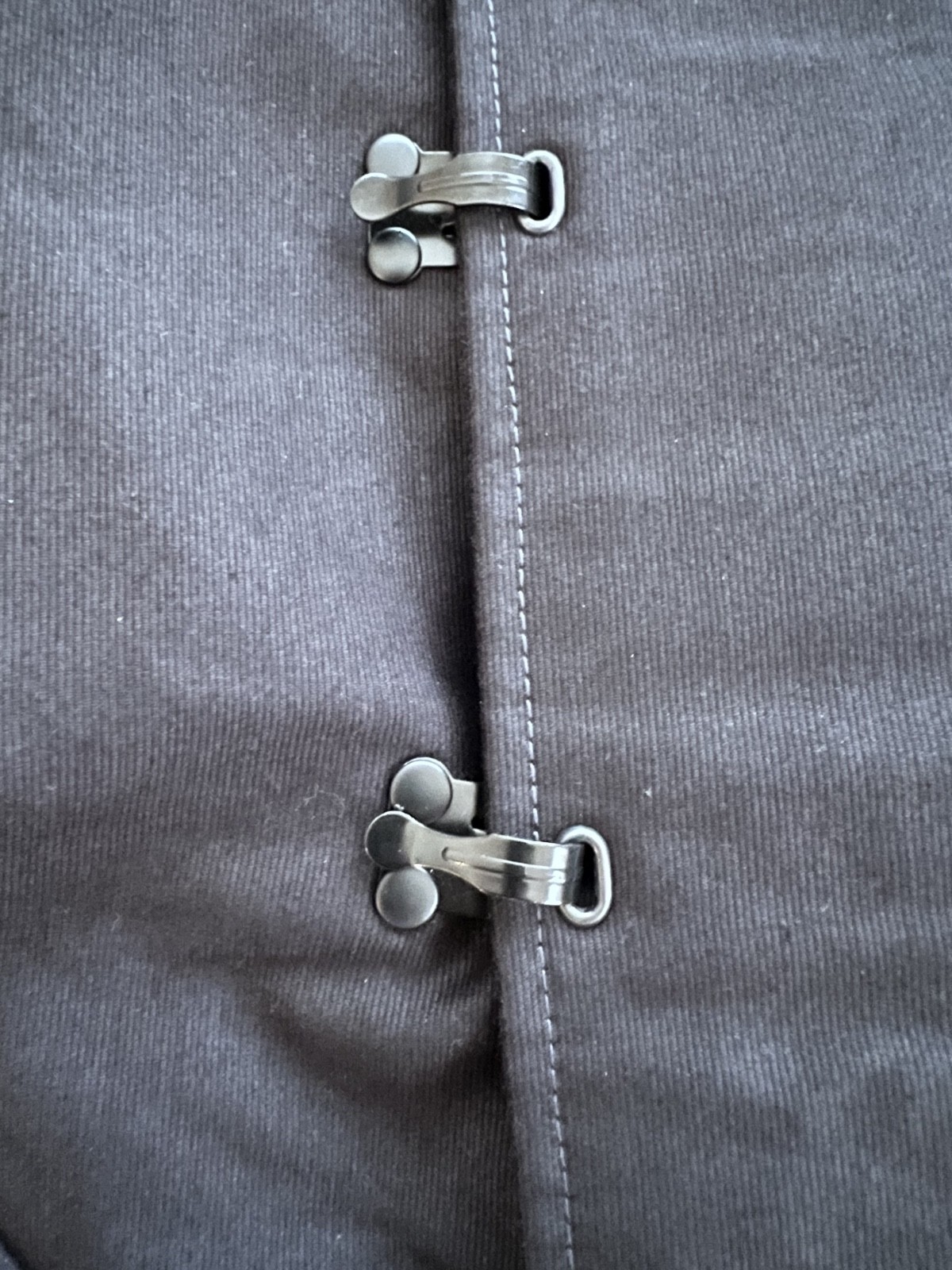 NWT Trophy Clothing Deck Jacket in Black Whipcord w Toggle Clasps Size 40 (M)