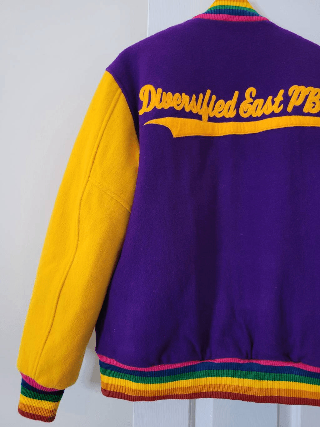 Stewart & Strauss custom Varsity Wool Jacket L