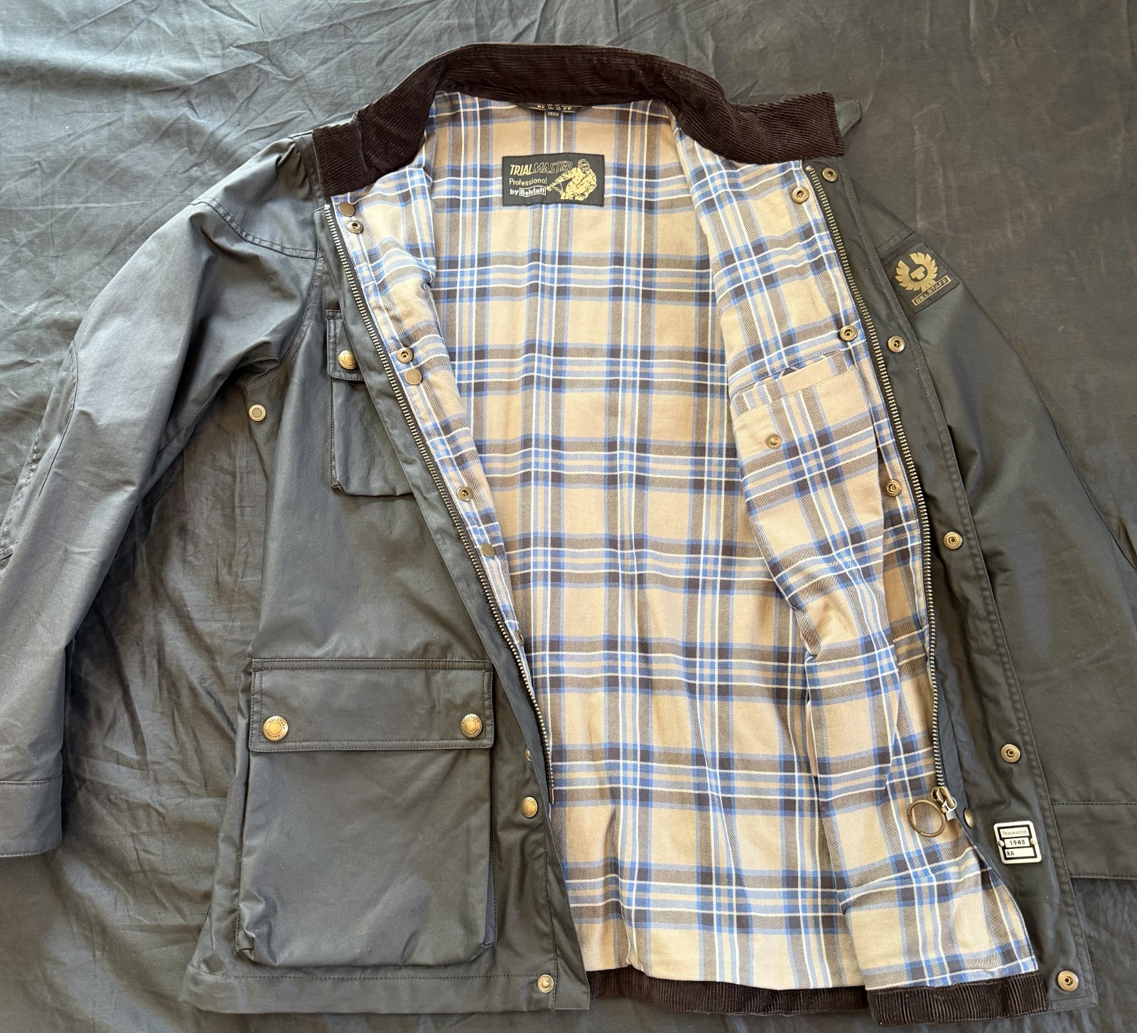 Mens Black BELSTAFF TRIALMASTER ICON JACKET (40R)