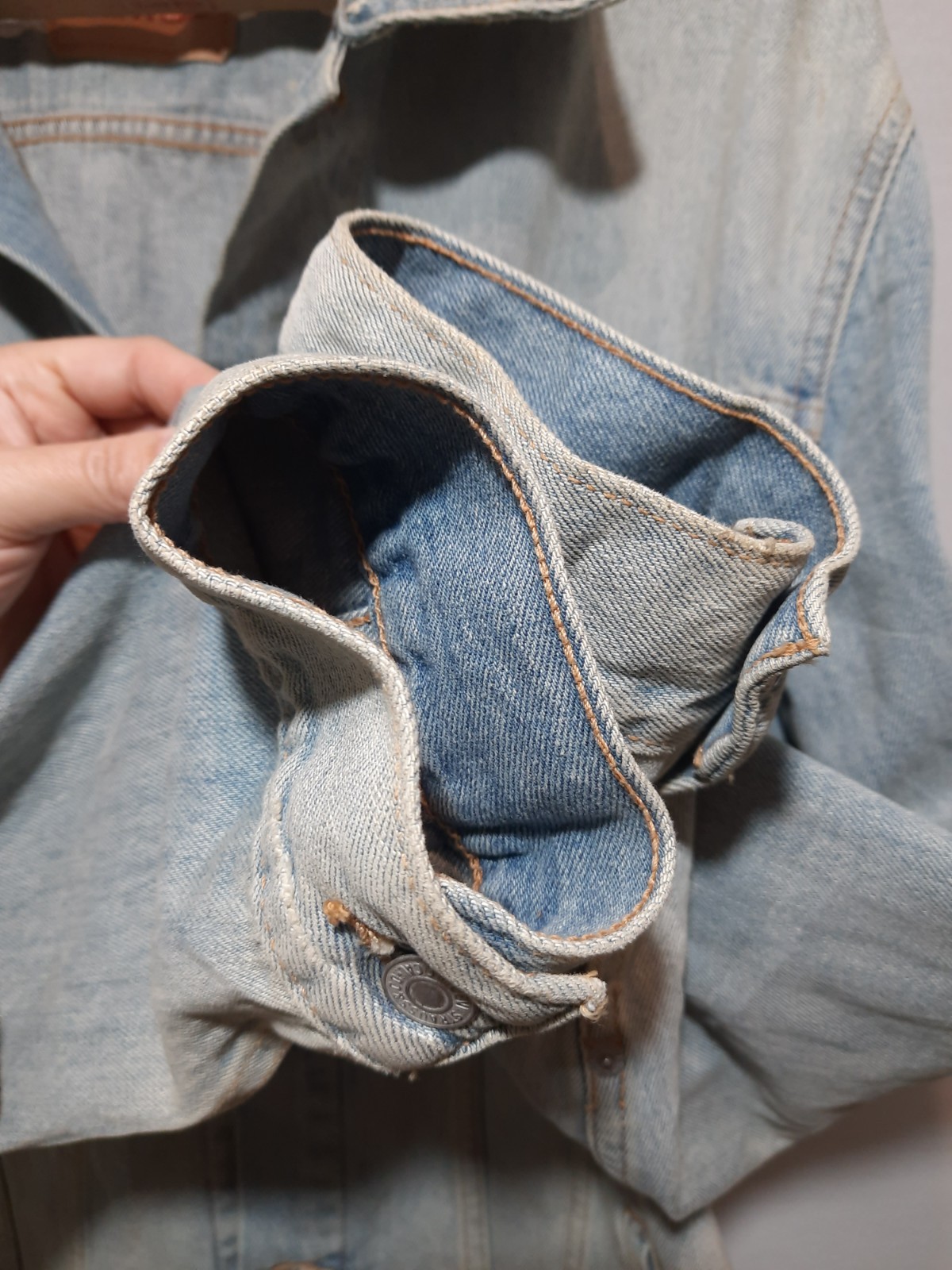 Levis Mens Denim Trucker Jacket XXL Cotton